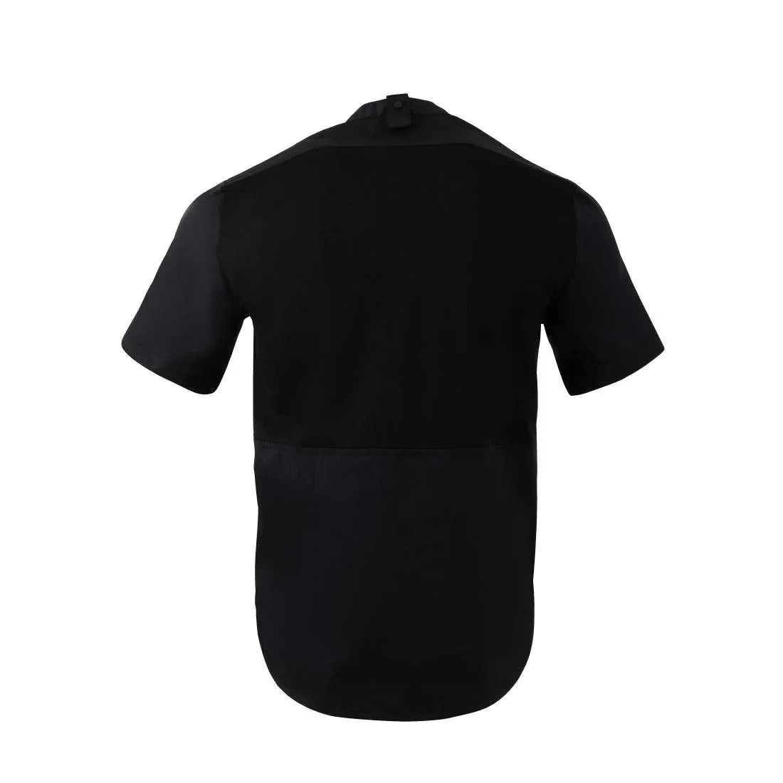 BA115-S Southside Harlem Short Sleeve Chef Jacket Black Size S - JD Catering Equipment Solutions Ltd