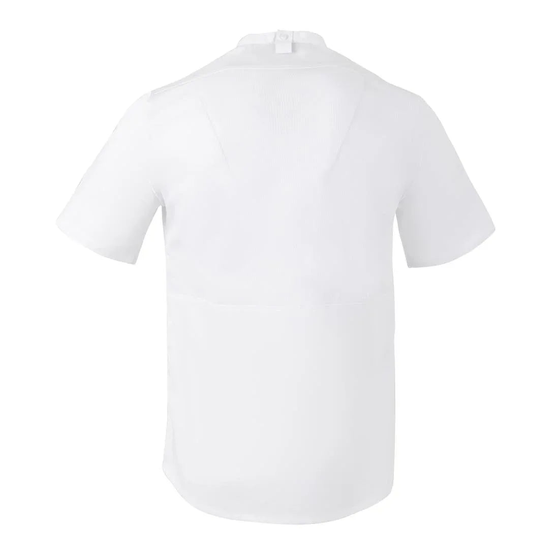 BA116-M Southside Harlem Chefs Jacket White Short Sleeve Mesh Size M