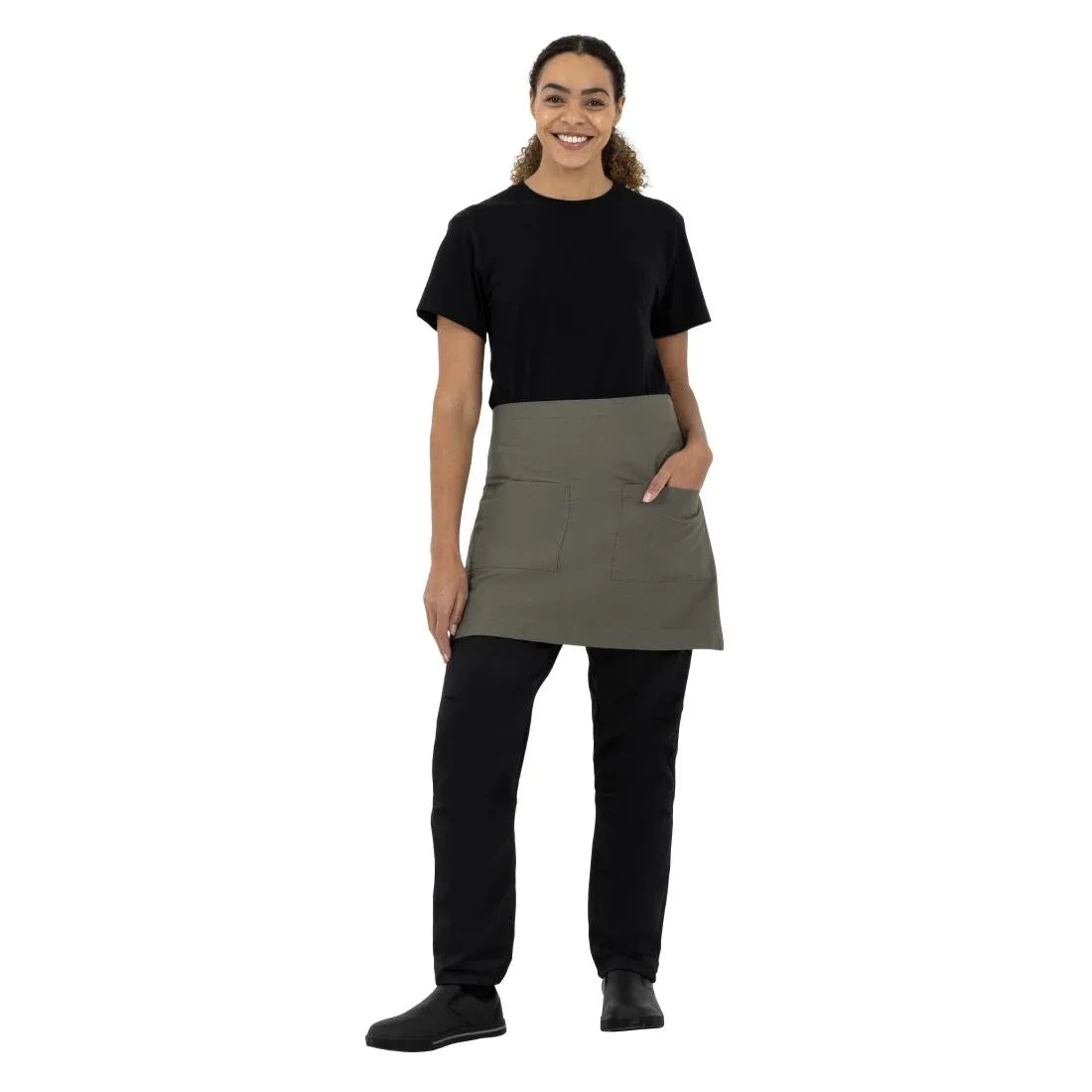 BA117 Southside Cotton Canvas Waist Apron Khaki