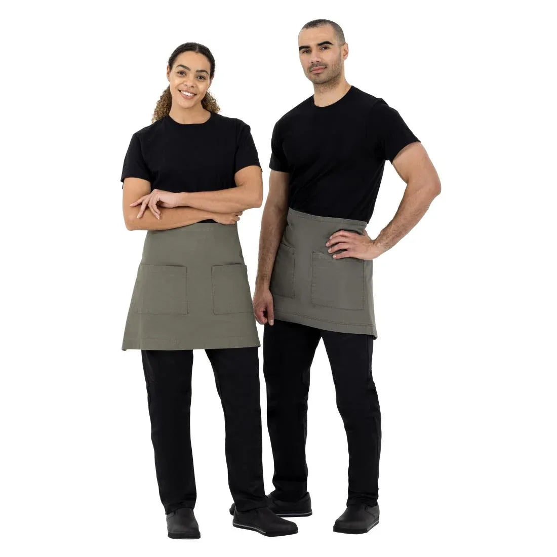 BA117 Southside Cotton Canvas Waist Apron Khaki