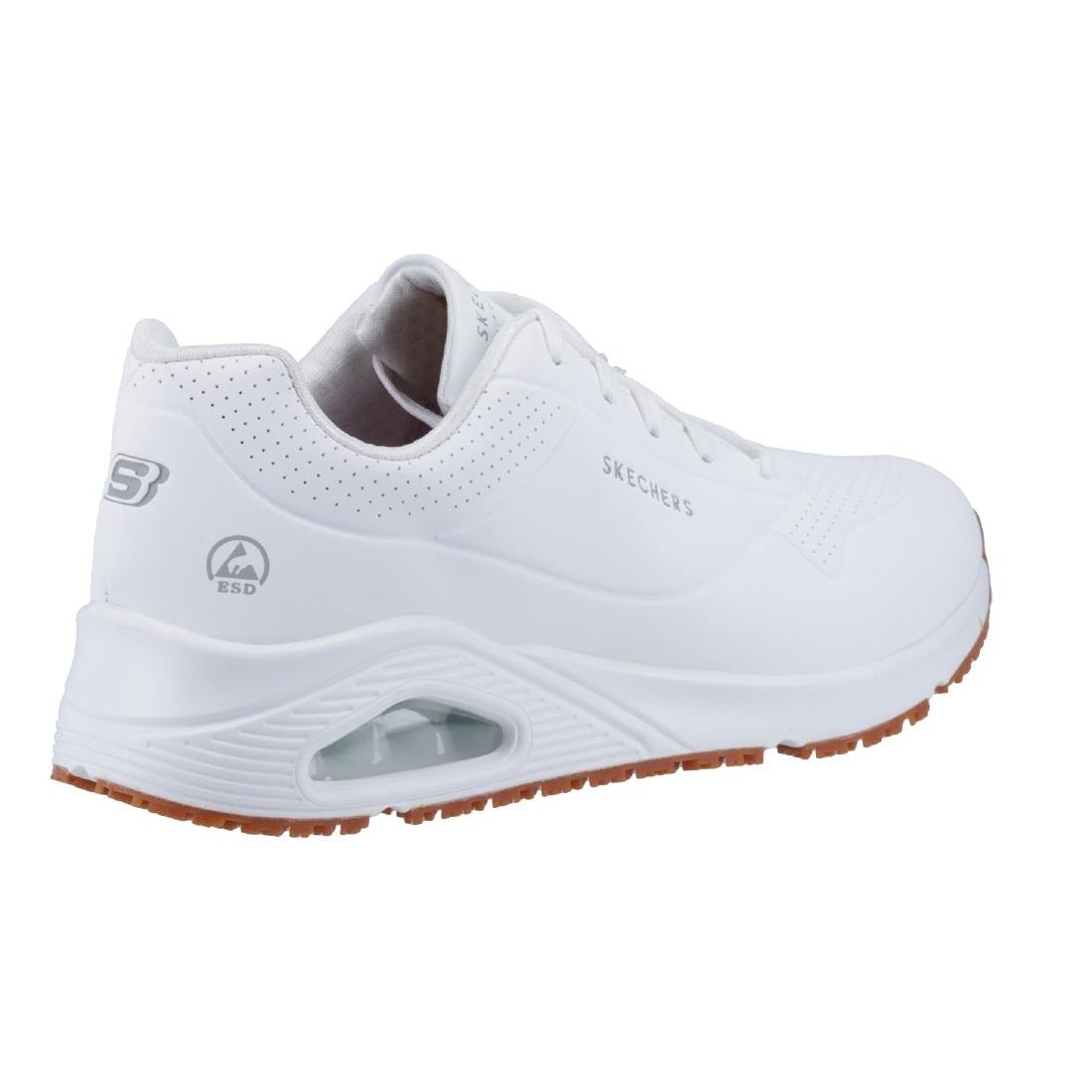 BA156-47.5 Skechers Mens UNO Slip Resistant Trainers 47.5 White