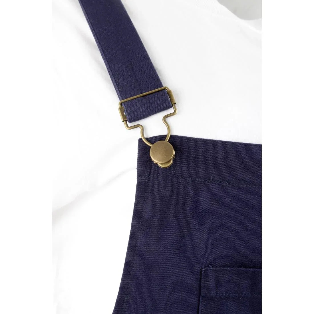 BA174-S Southside Bib & Brace Cotton Canvas Dungarees Navy S