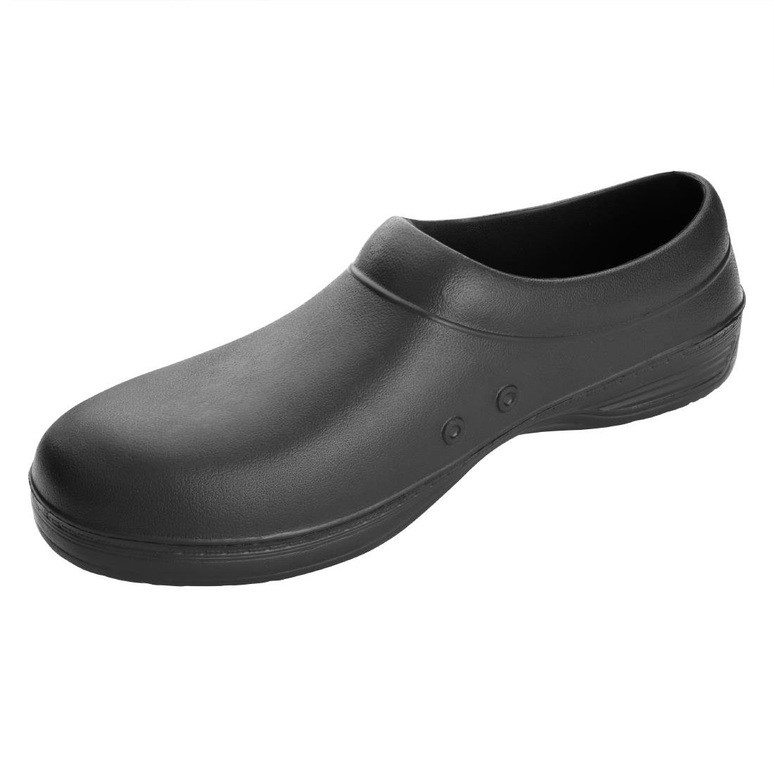 BA176-38 Slipbuster Chefs Clog Black 38