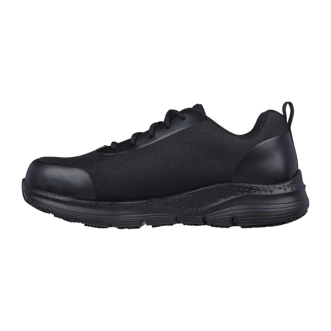 BA190-39 - Skechers Arch Fit Ringstap Trainers Black Size 39
