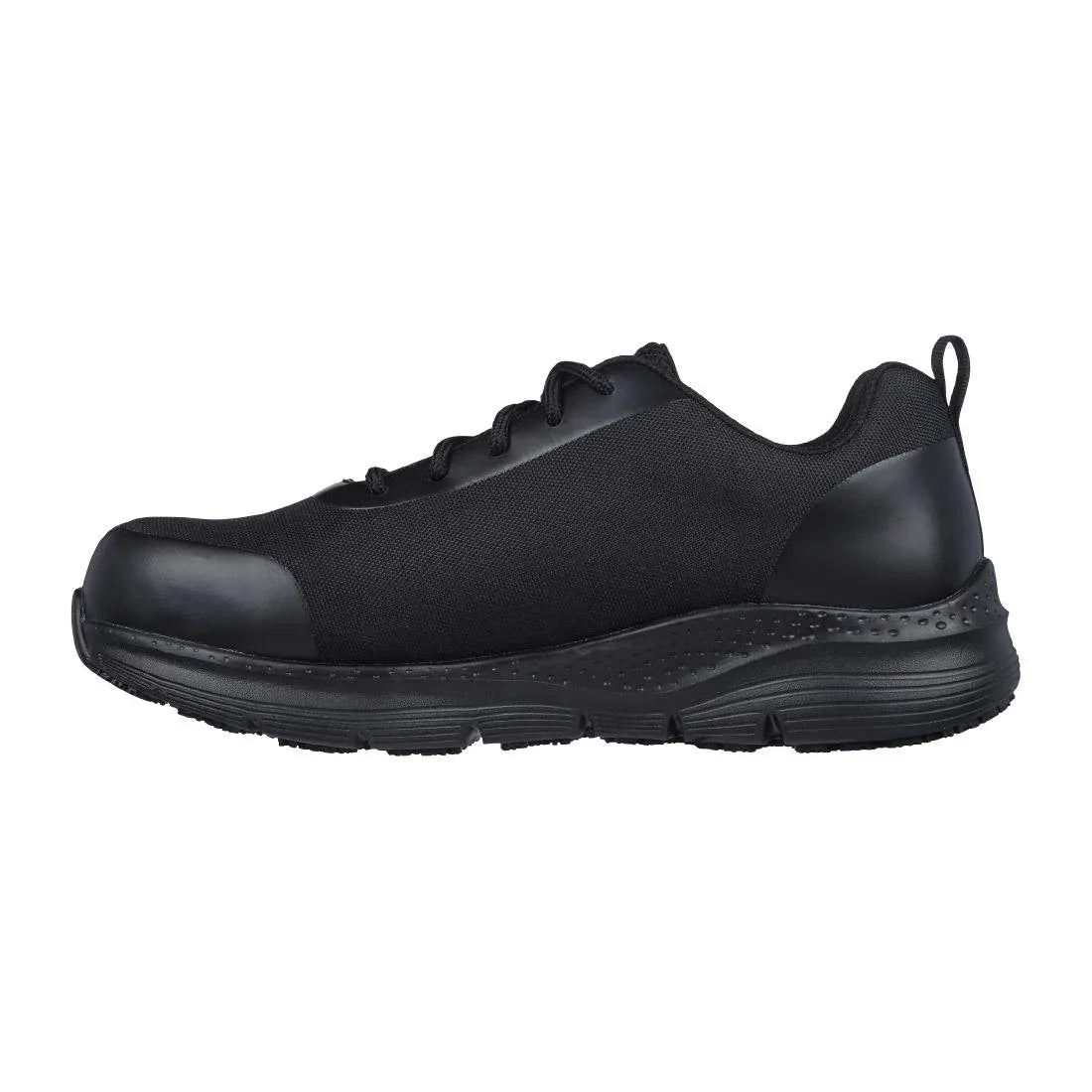 BA190-46 - Skechers Arch Fit Ringstap Trainers Black Size 46