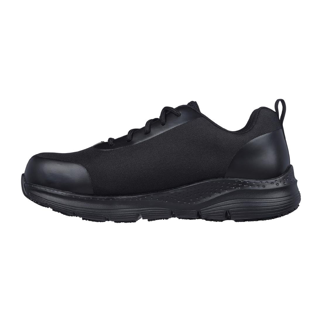 BA190-45 - Skechers Arch Fit Ringstap Trainers Black Size 45