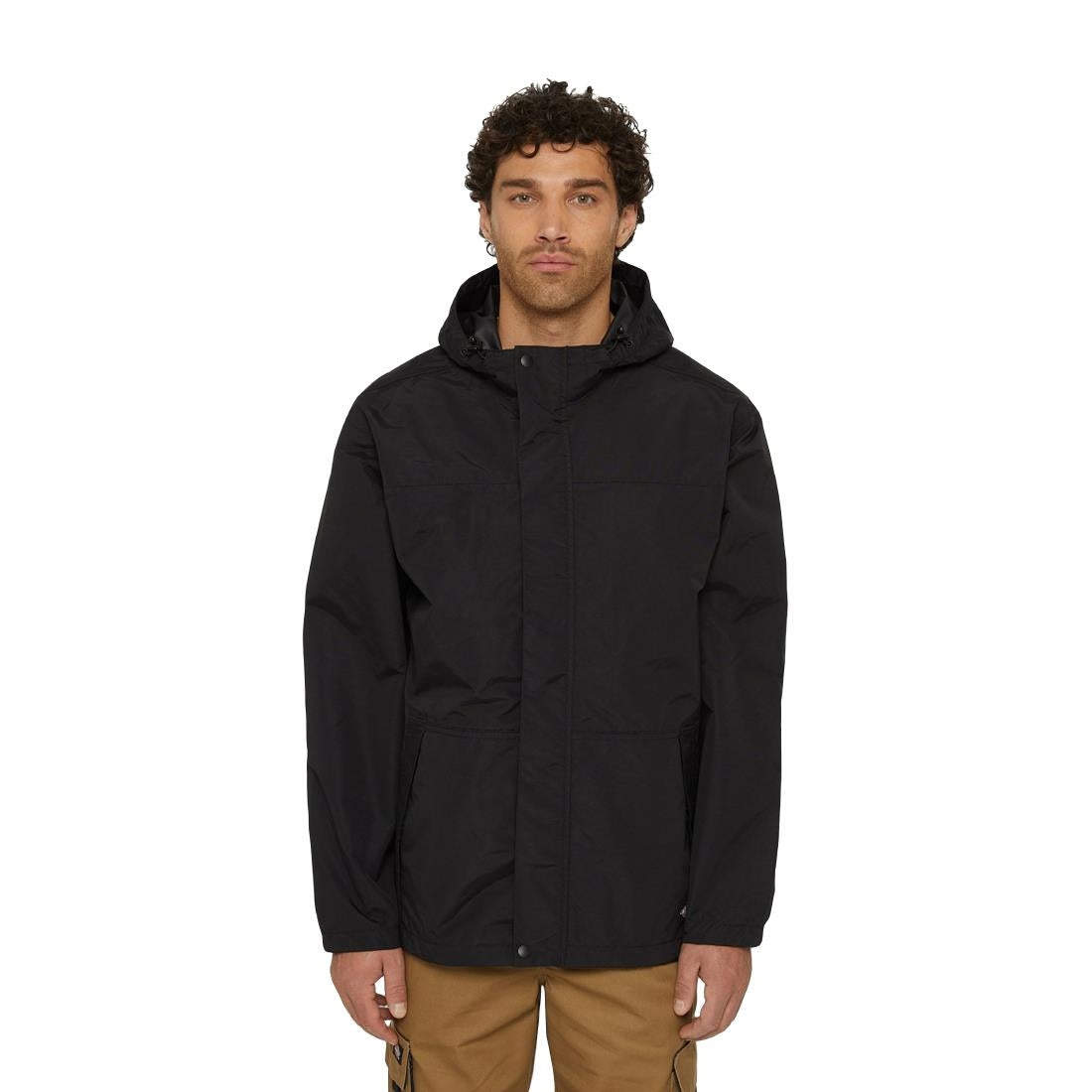 BA191-L - Dickies Waterproof Rain Jacket Black Size L