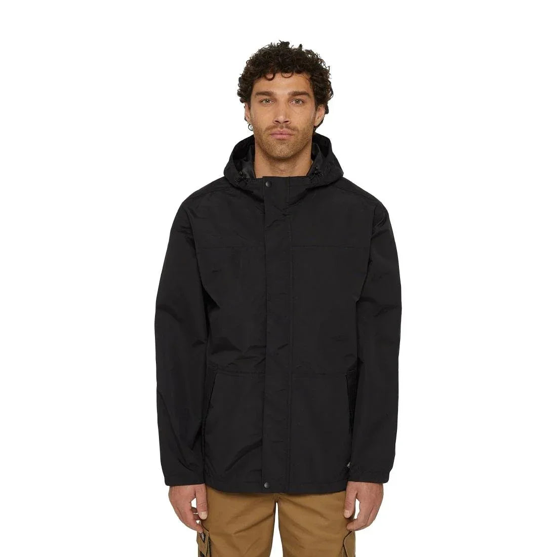 BA191-M - Dickies Waterproof Rain Jacket Black Size M