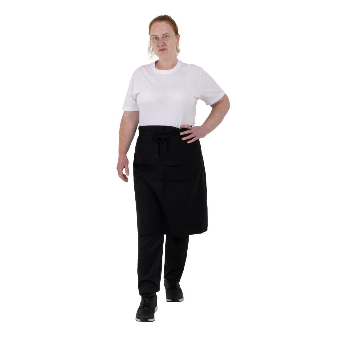 BA203 Southside Cotton Canvas Bistro Apron Black