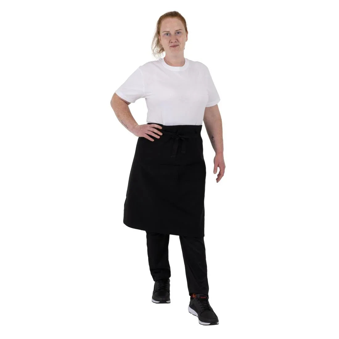 BA203 Southside Cotton Canvas Bistro Apron Black