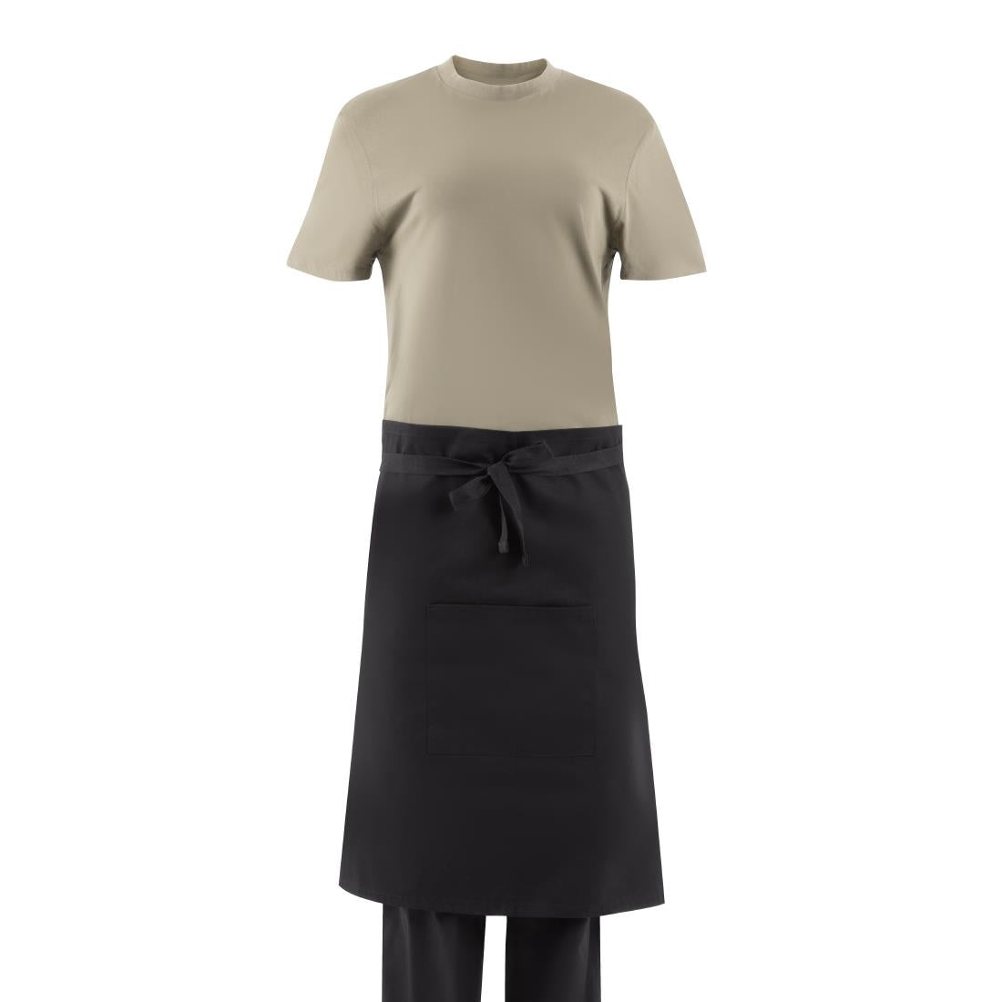 BA203 Southside Cotton Canvas Bistro Apron Black