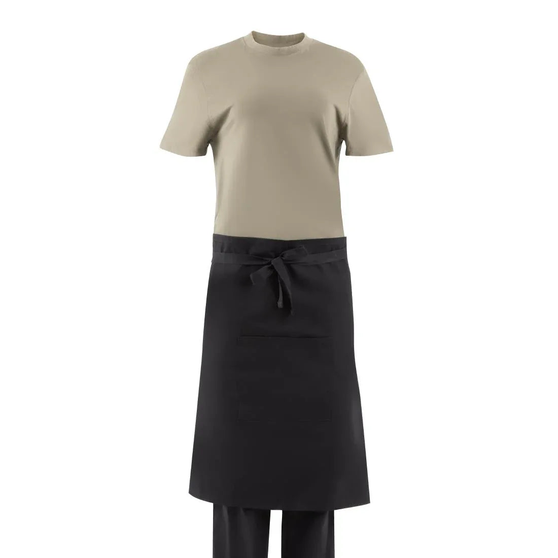 BA203 Southside Cotton Canvas Bistro Apron Black