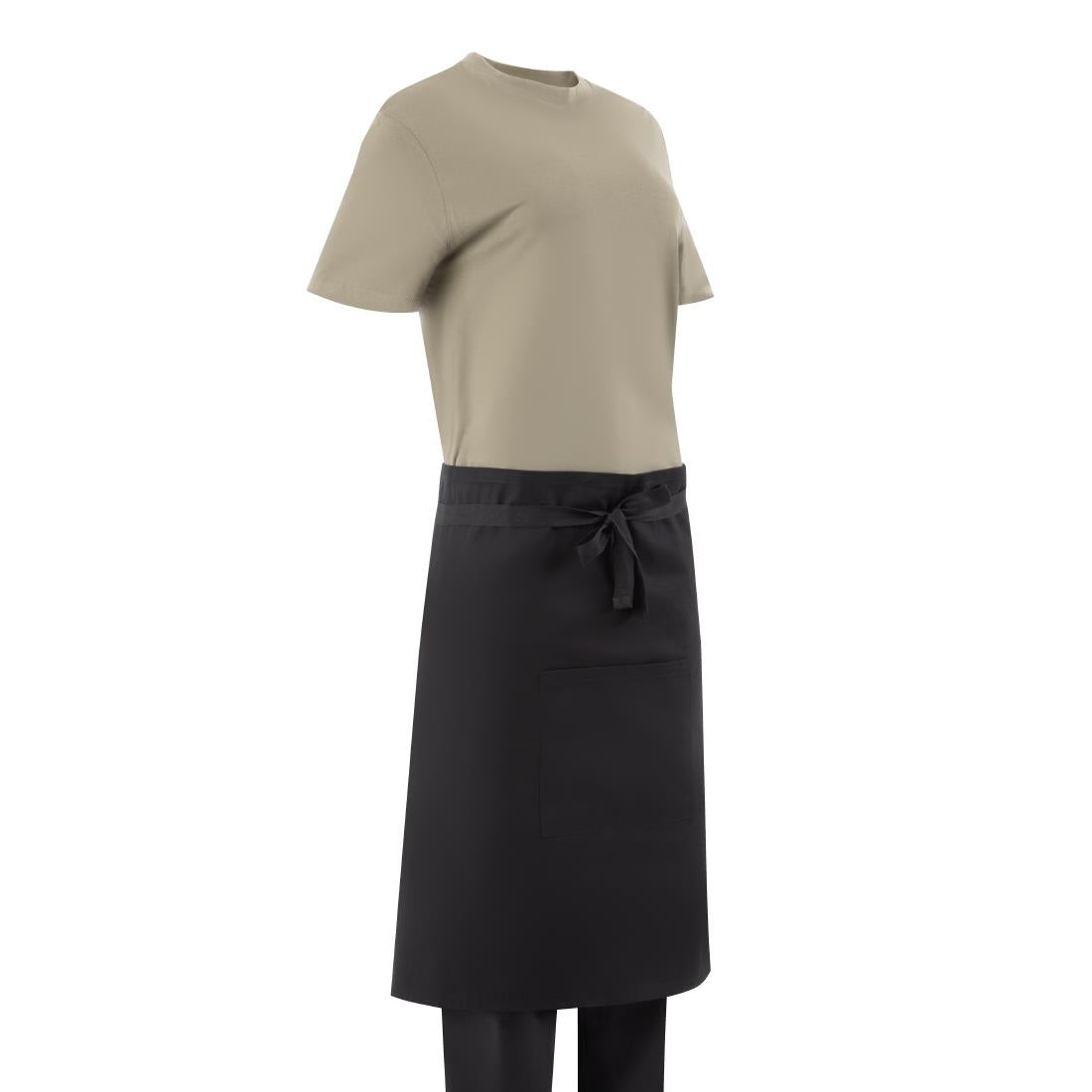 BA203 Southside Cotton Canvas Bistro Apron Black