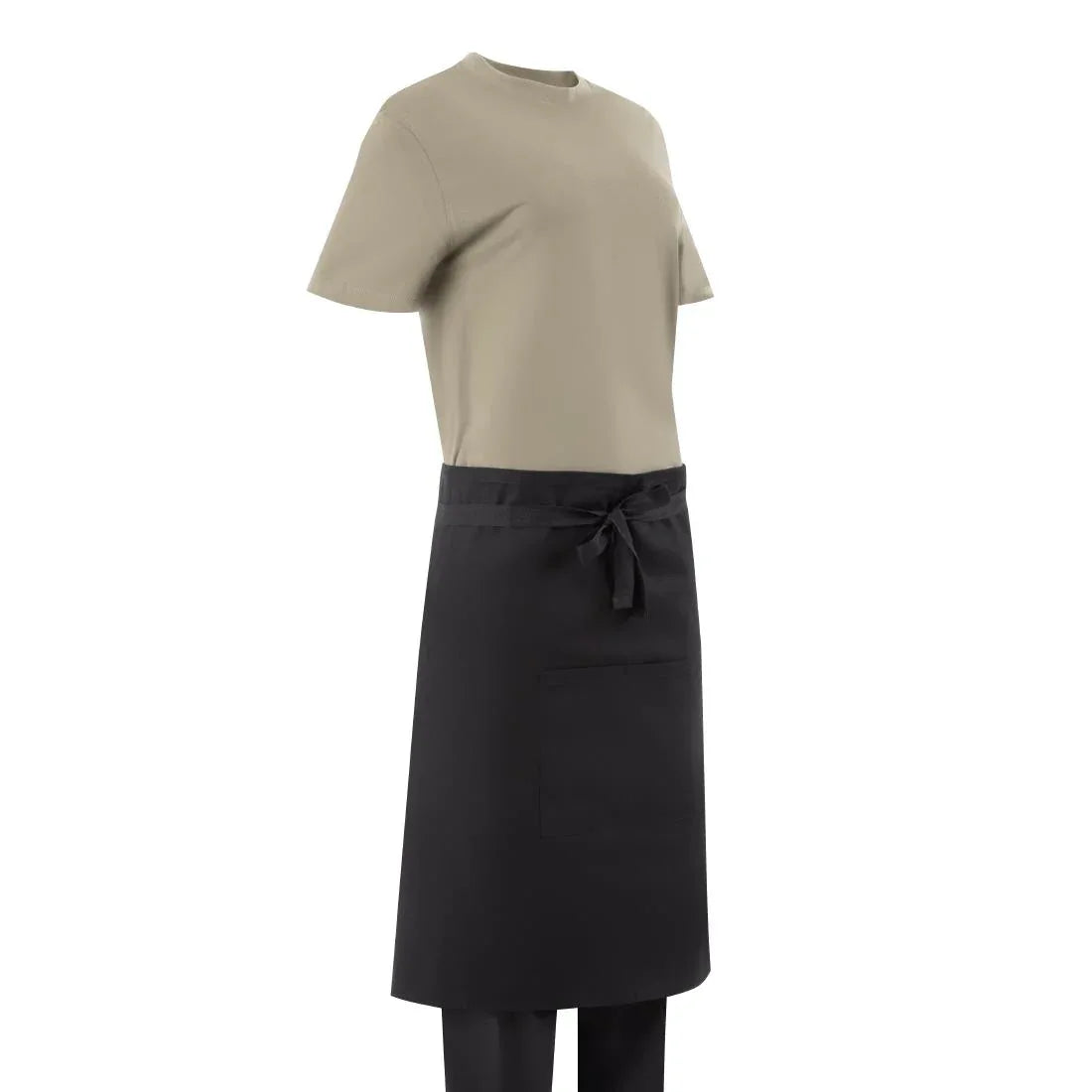BA203 Southside Cotton Canvas Bistro Apron Black