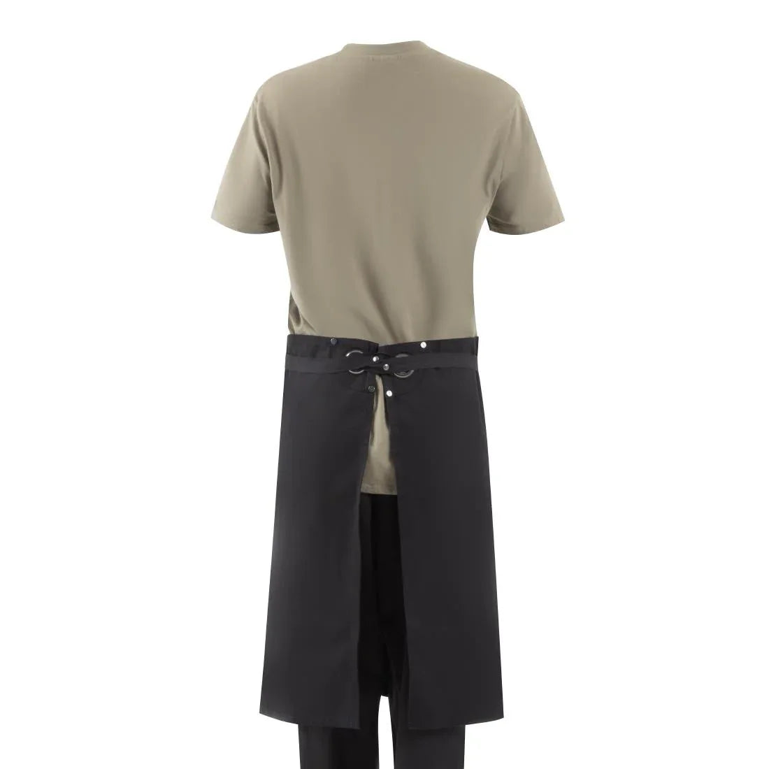 BA203 Southside Cotton Canvas Bistro Apron Black