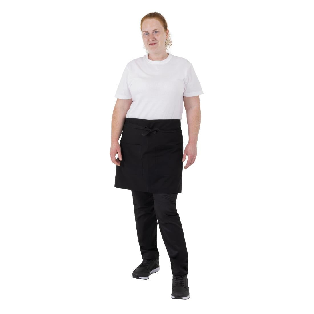 BA202 Southside Cotton Canvas Waist Apron Black