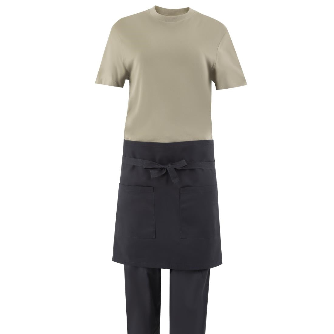 BA202 Southside Cotton Canvas Waist Apron Black