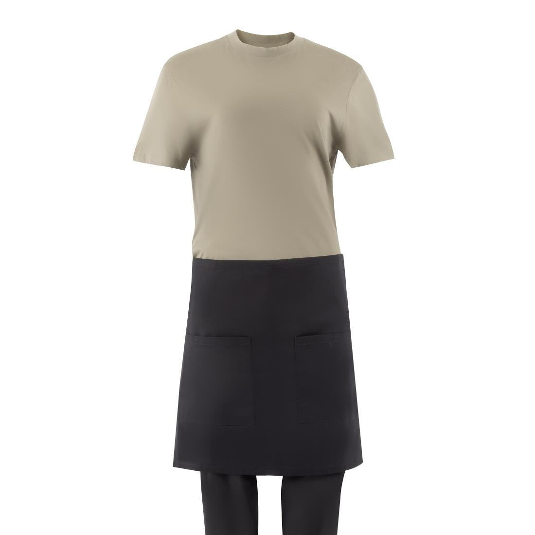 BA202 Southside Cotton Canvas Waist Apron Black