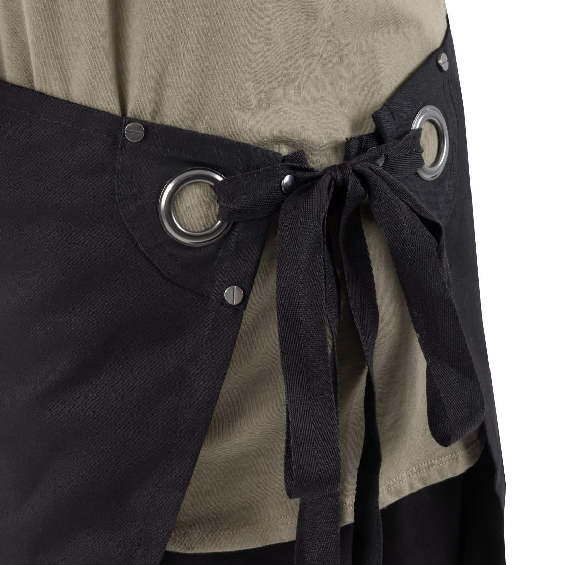 BA202 Southside Cotton Canvas Waist Apron Black