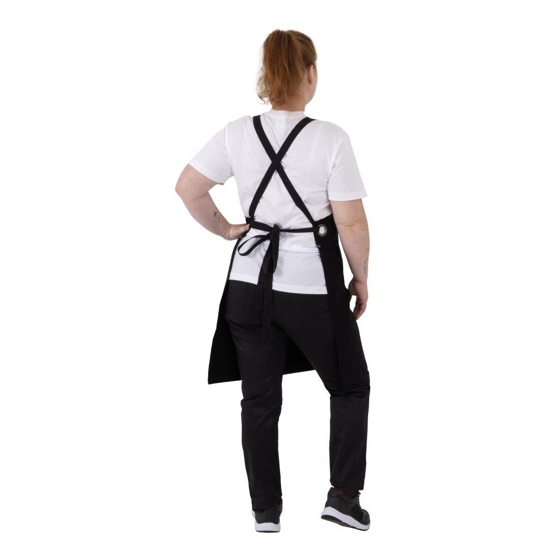 BA204 Southside Cotton Canvas Bib Apron Black