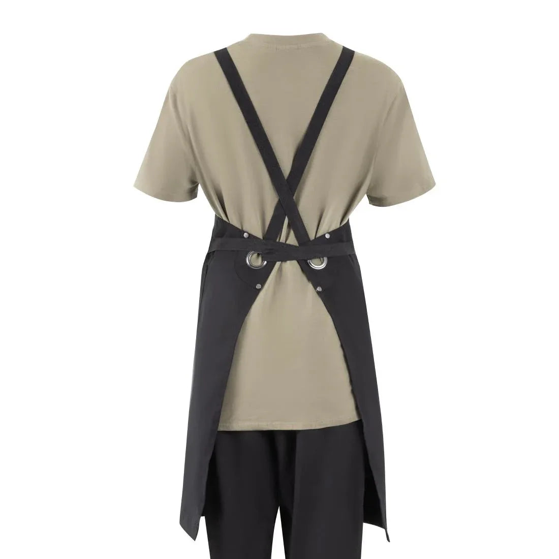 BA204 Southside Cotton Canvas Bib Apron Black