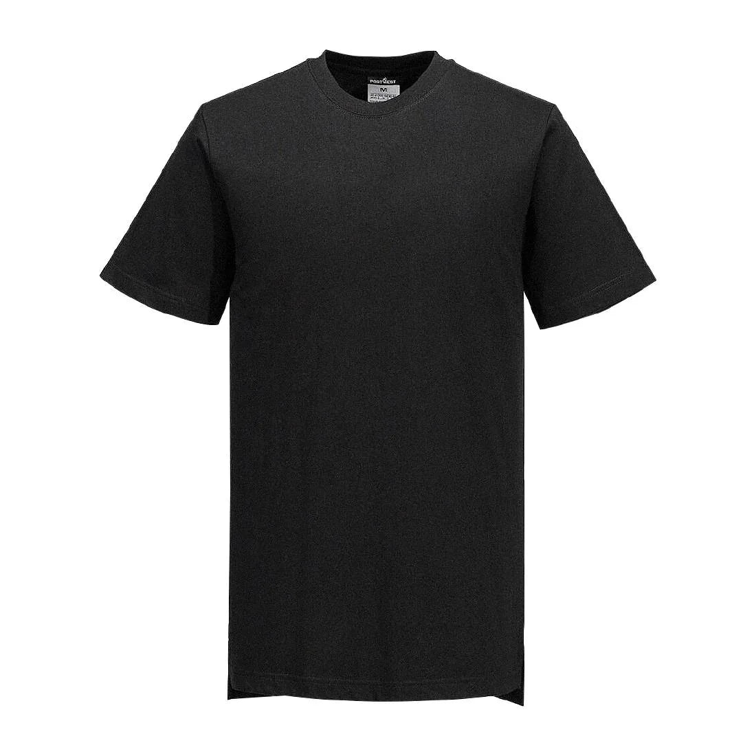 BA210-L Portwest Black Chef Cotton Mesh Air T-Shirt - Size L