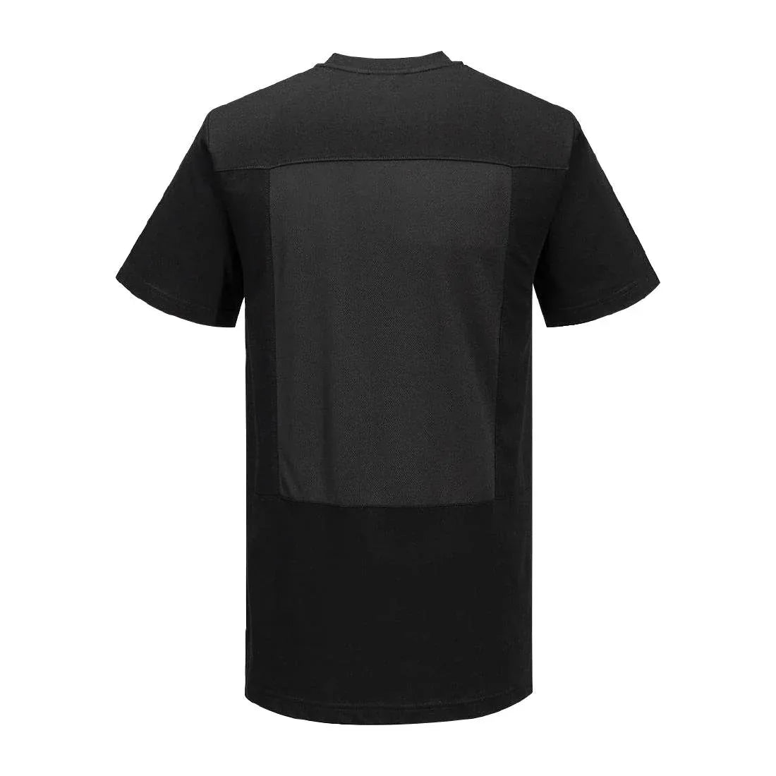 BA210-M Portwest Black Chef Cotton Mesh Air T-Shirt - Size M