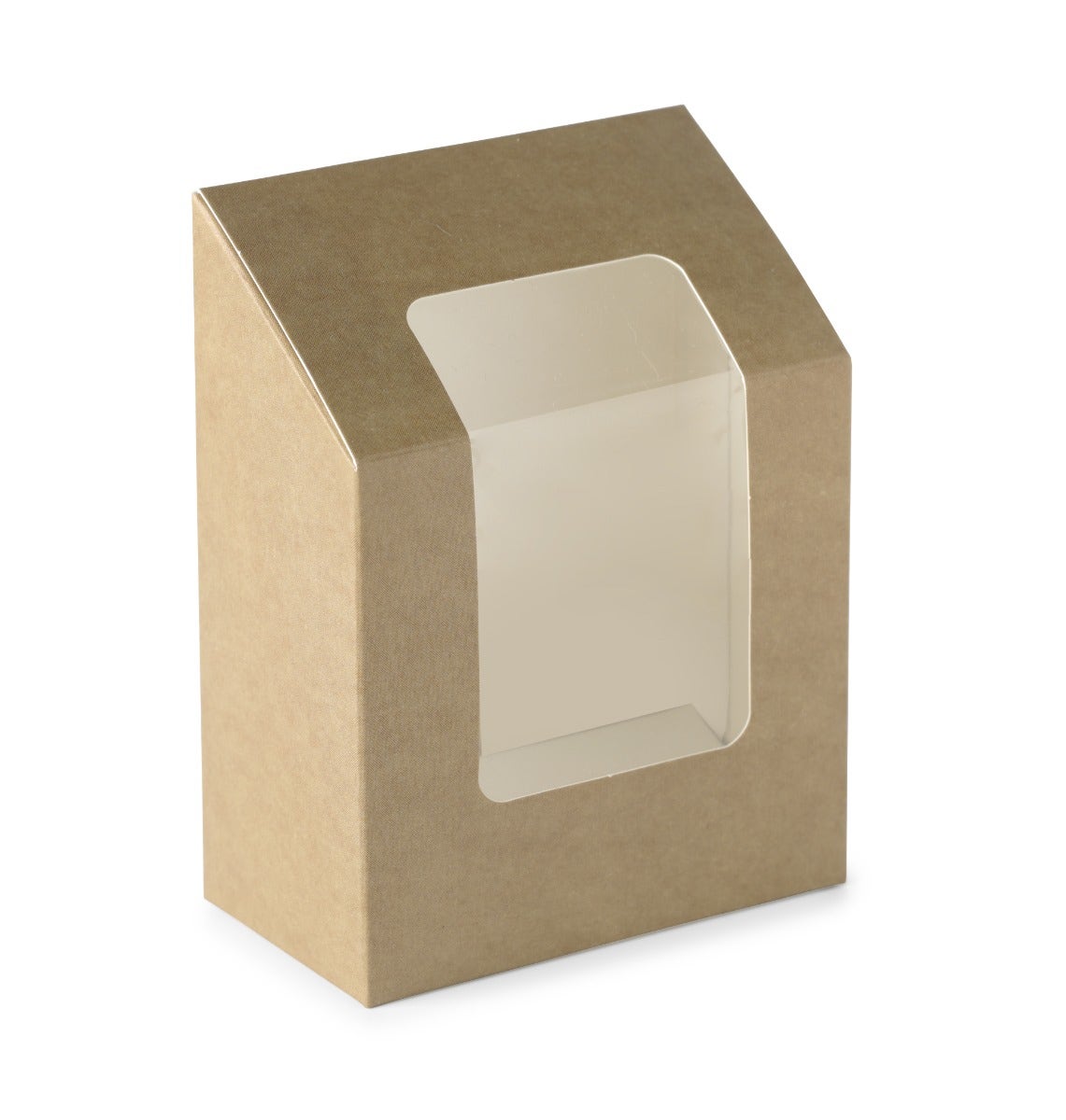 BioBoard Wrap Wedge - Kraft - 500/ctn - kraft - BioPak commercial catering consumable