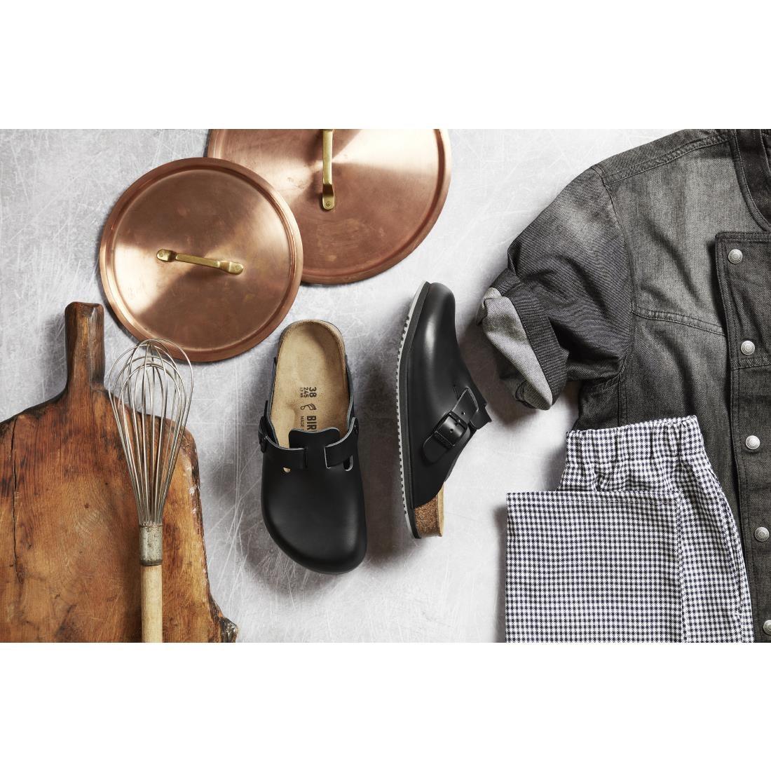 BB129-40 Birkenstock Super Grip Professional Boston Clogs Black 40 - JD Catering Equipment Solutions Ltd