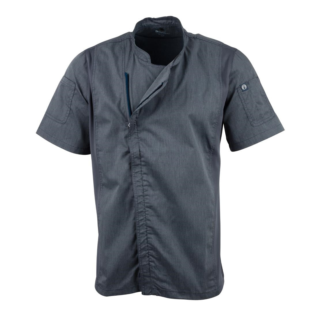 Chef Works Springfield Unisex Chef Jacket Ink Blue S