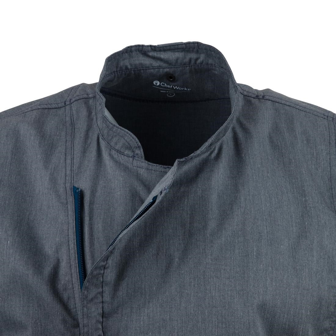 Chef Works Springfield Unisex Chef Jacket Ink Blue S