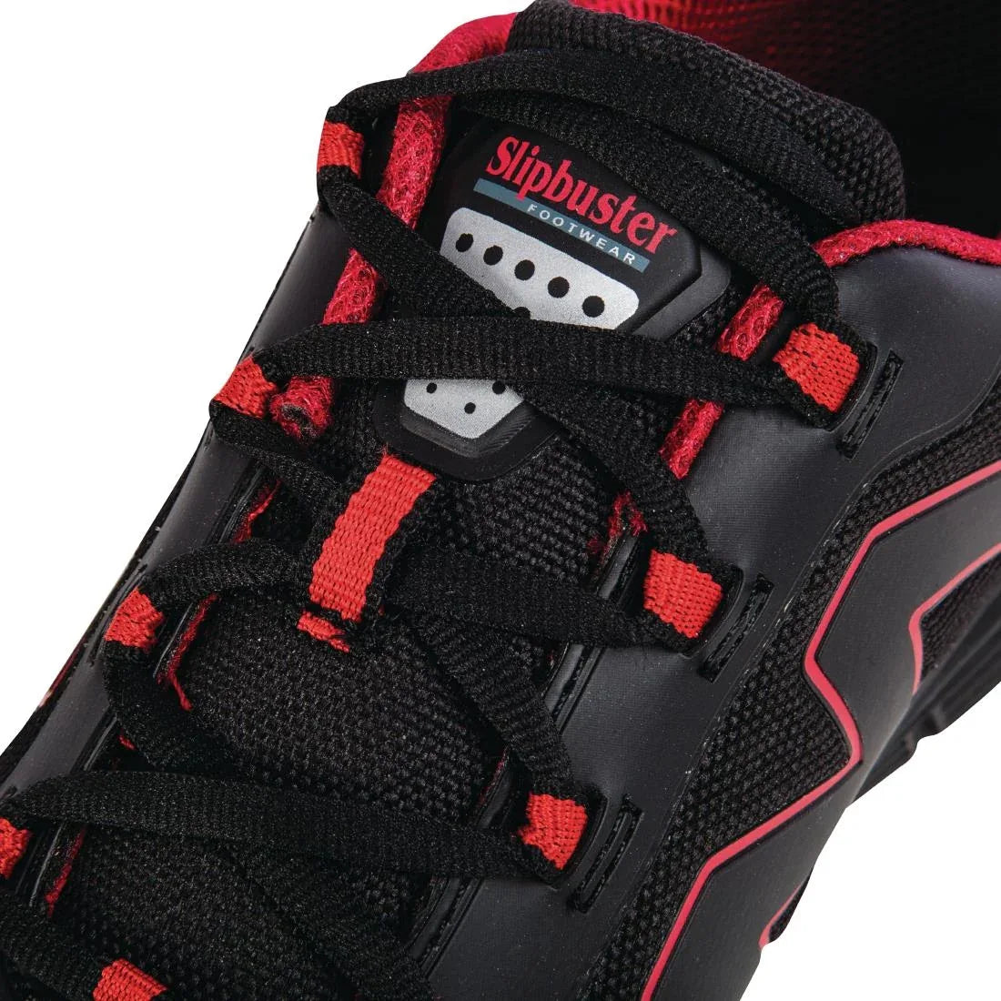 BB421-37 Slipbuster Mesh Safety Trainer Black - JD Catering Equipment Solutions Ltd