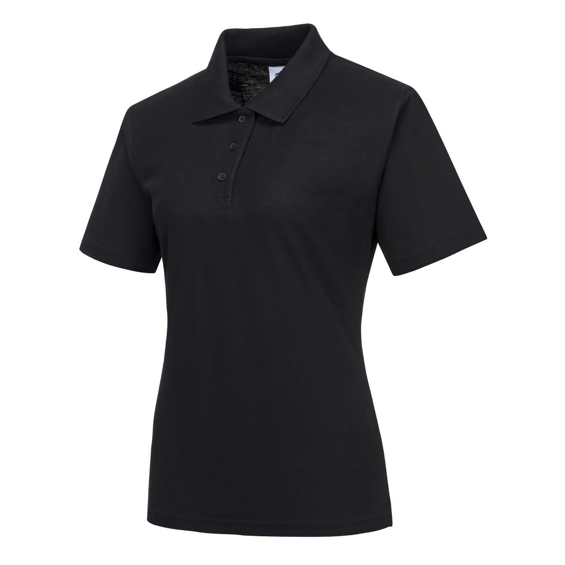 Ladies Polo Shirt Black L