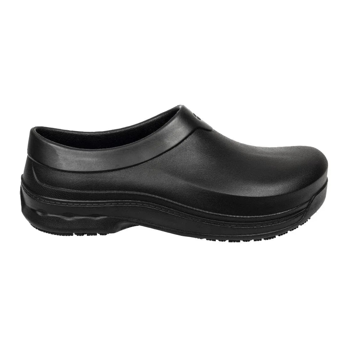 BB581-45 Shoes for Crews Radium Clogs Black Size 45 - JD Catering Equipment Solutions Ltd