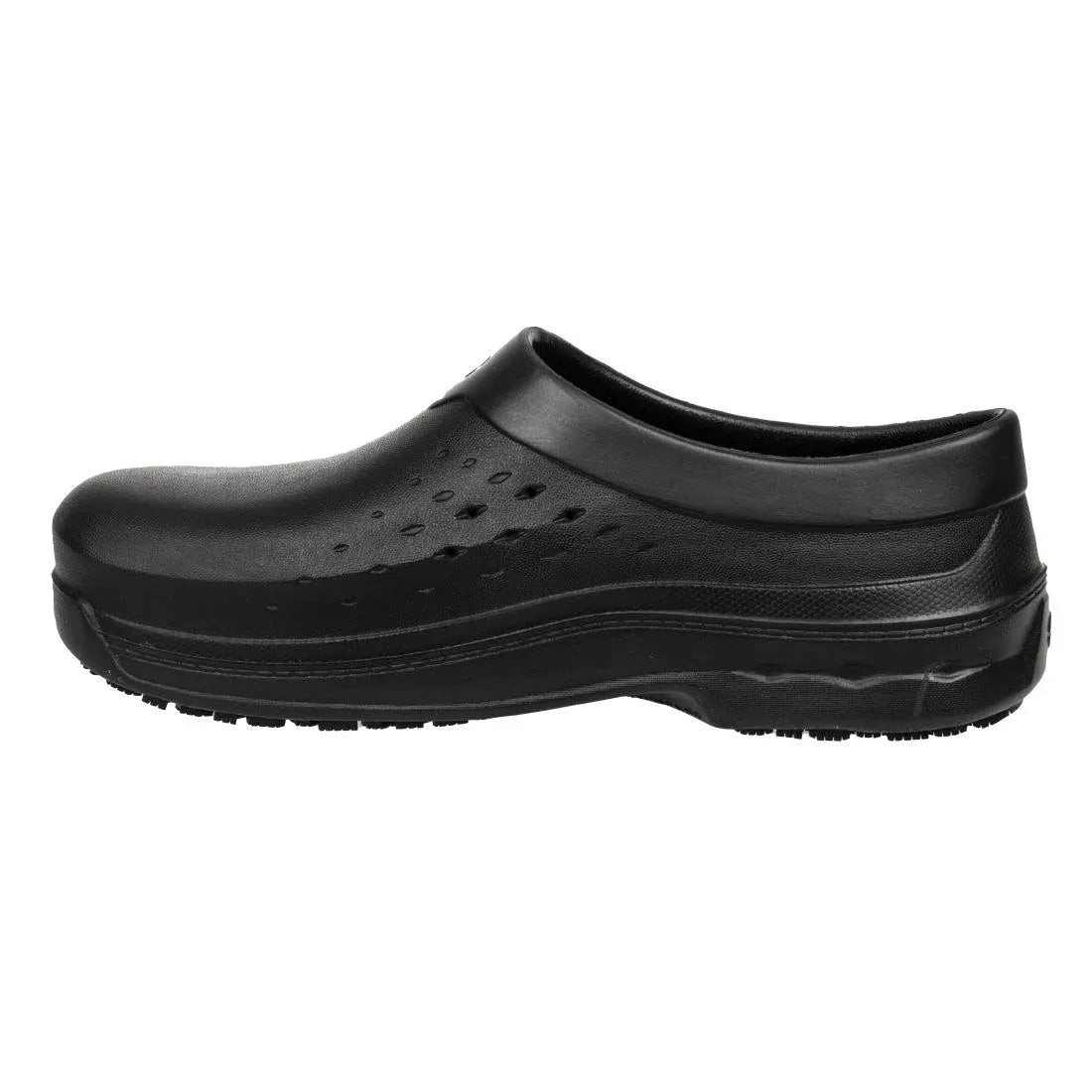 BB581-37 Shoes for Crews Radium Clogs Black - JD Catering Equipment Solutions Ltd