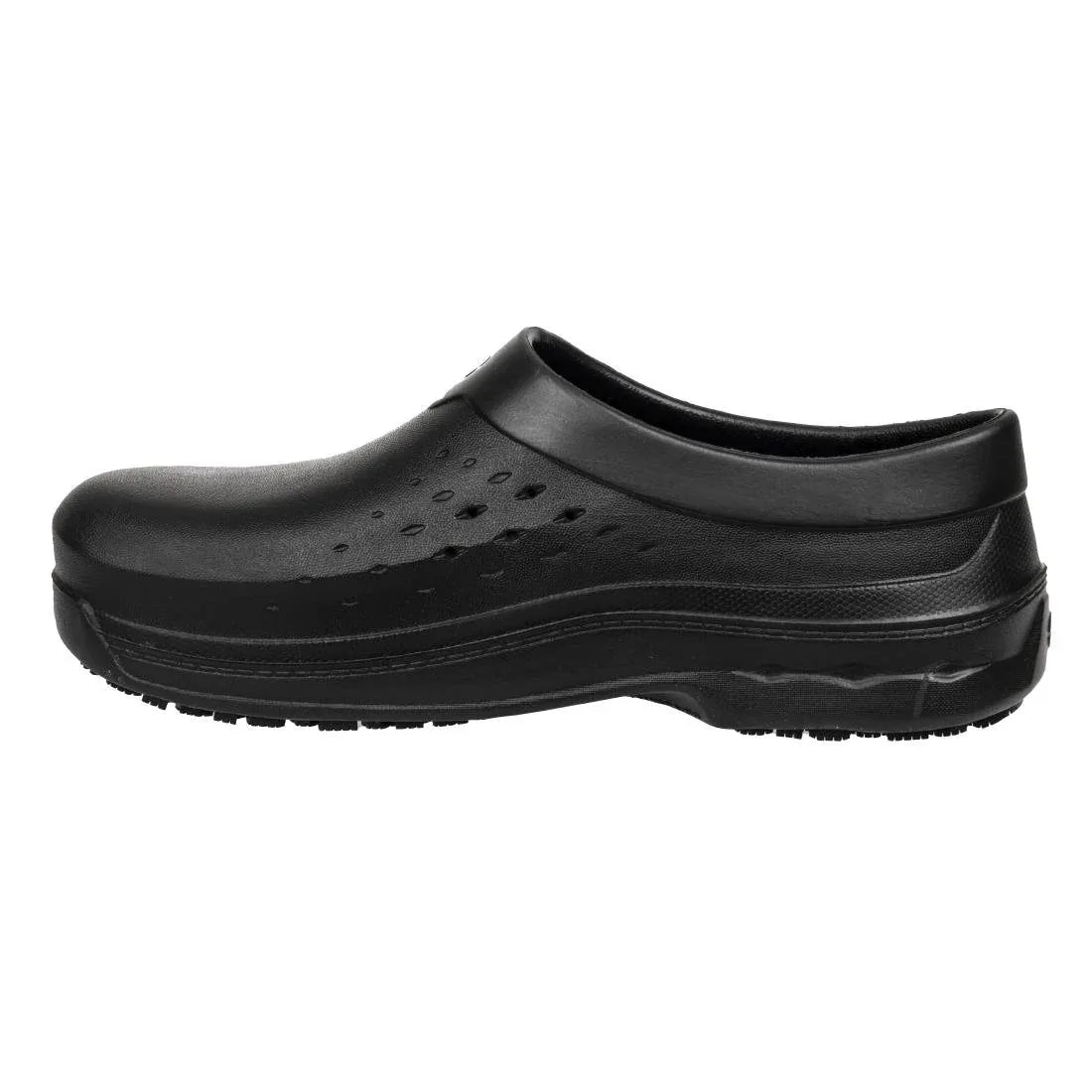 BB581-40 Shoes for Crews Radium Clogs Black Size 40 - JD Catering Equipment Solutions Ltd