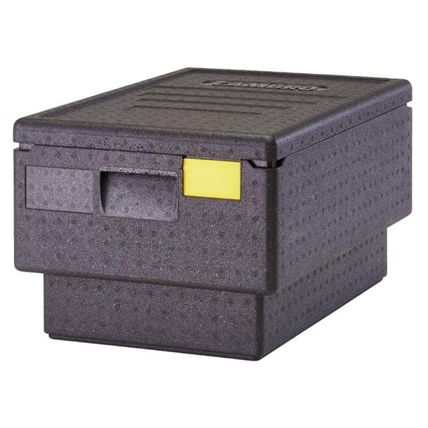 BW010 Cambro GoBox Full-Size Top Load 8" Deep Large Handles Black