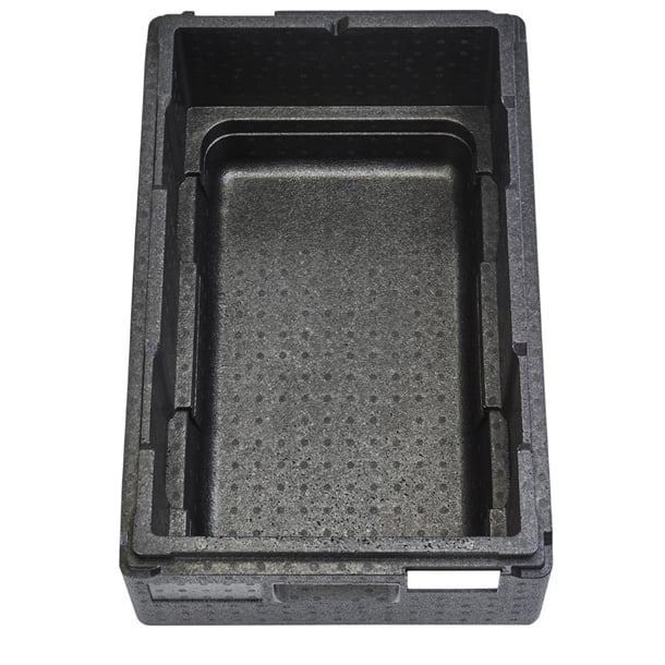 BW010 Cambro GoBox Full-Size Top Load 8" Deep Large Handles Black