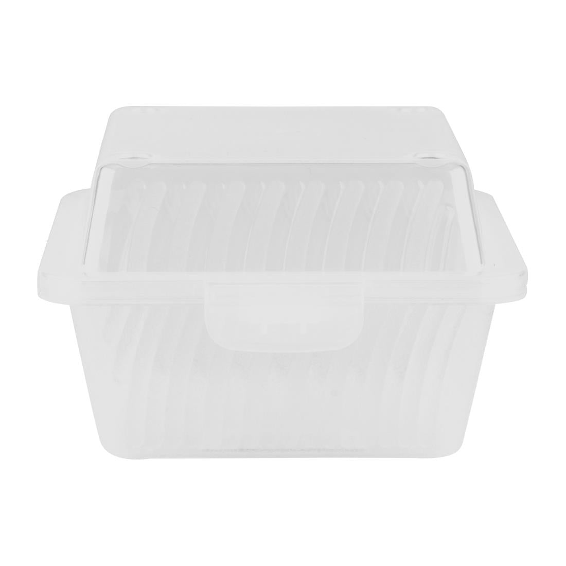 FSG Returnables Small Burger Boxes Clear 500ml (24 Pack)