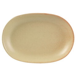 Pack Size 6 - Rustico Stoneware Oval Plate 33x23cm/13.25"x9.25" - C01230