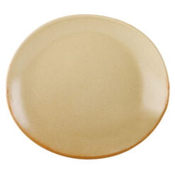 Pack Size 12 - Rustico Stoneware Bistro Oval Plate 21x19cm/8.25"x7.25" - C01315