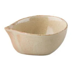 Pack Size 12 - Rustico Stoneware Unhandled Sauceboat 11cm/4.5" 14cl/5oz - C01594