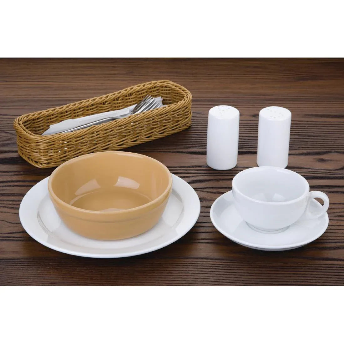 C027 Olympia Stoneware Round Pie Bowls 156mm (Pack of 6) - JD Catering Equipment Solutions Ltd