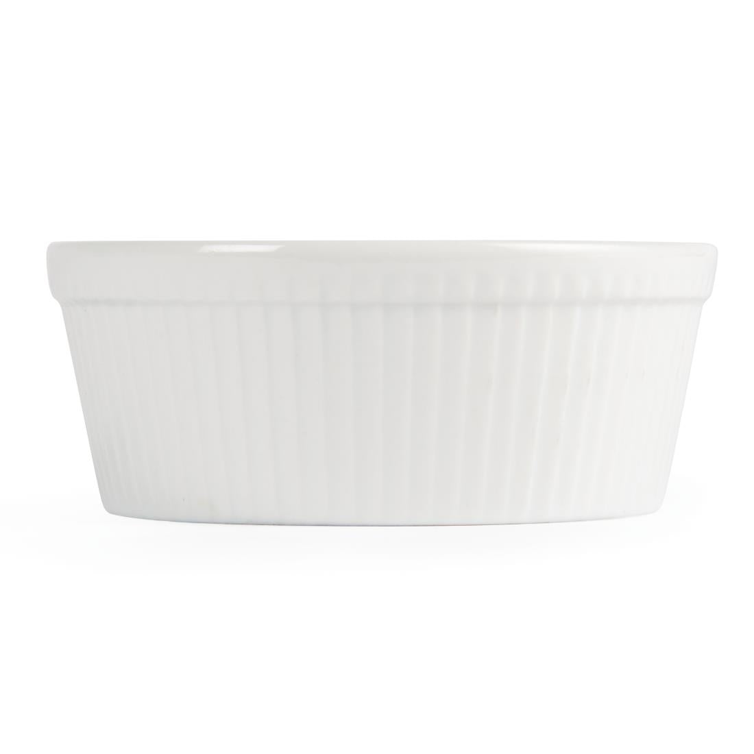 C042 Olympia Whiteware Round Pie Dishes 134mm (Pack of 6)