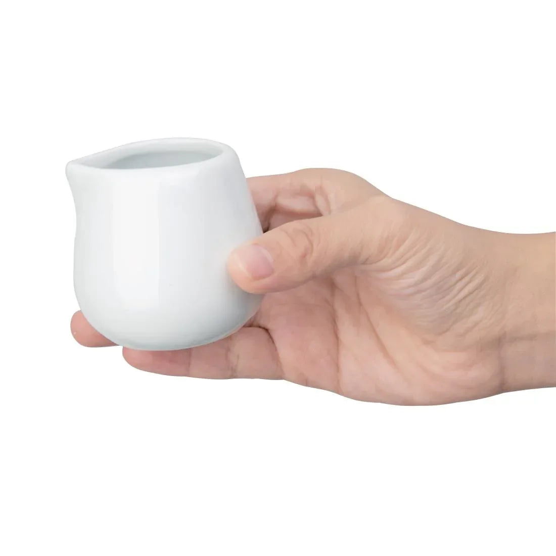 C204 Olympia Whiteware Compact Jugs 85ml (Pack of 12) - JD Catering Equipment Solutions Ltd