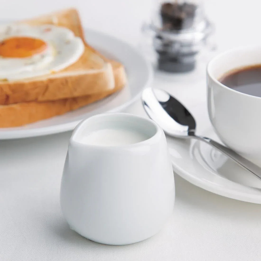 C204 Olympia Whiteware Compact Jugs 85ml (Pack of 12) - JD Catering Equipment Solutions Ltd