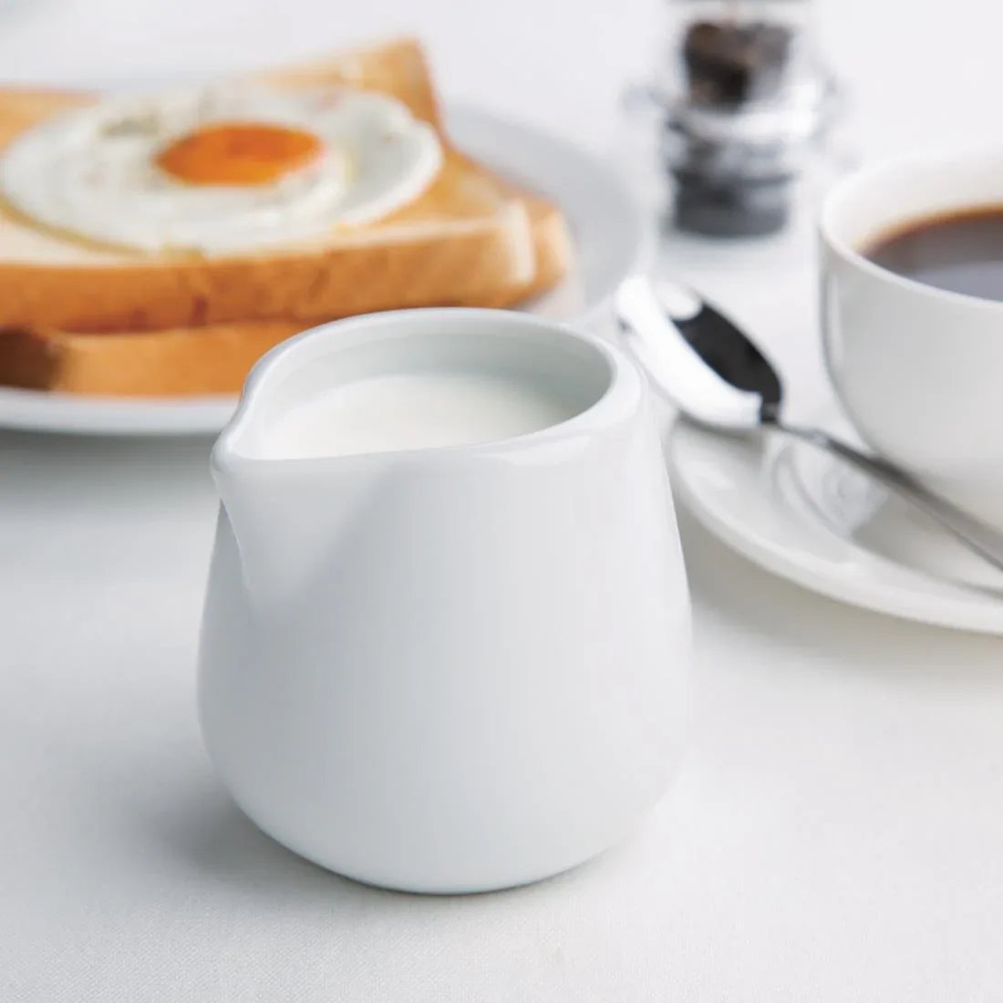 C205 Olympia Whiteware Compact Jugs 228ml (Pack of 12) - JD Catering Equipment Solutions Ltd
