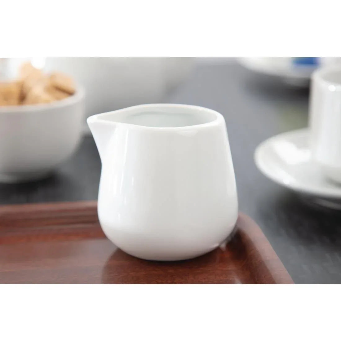 C205 Olympia Whiteware Compact Jugs 228ml (Pack of 12) - JD Catering Equipment Solutions Ltd