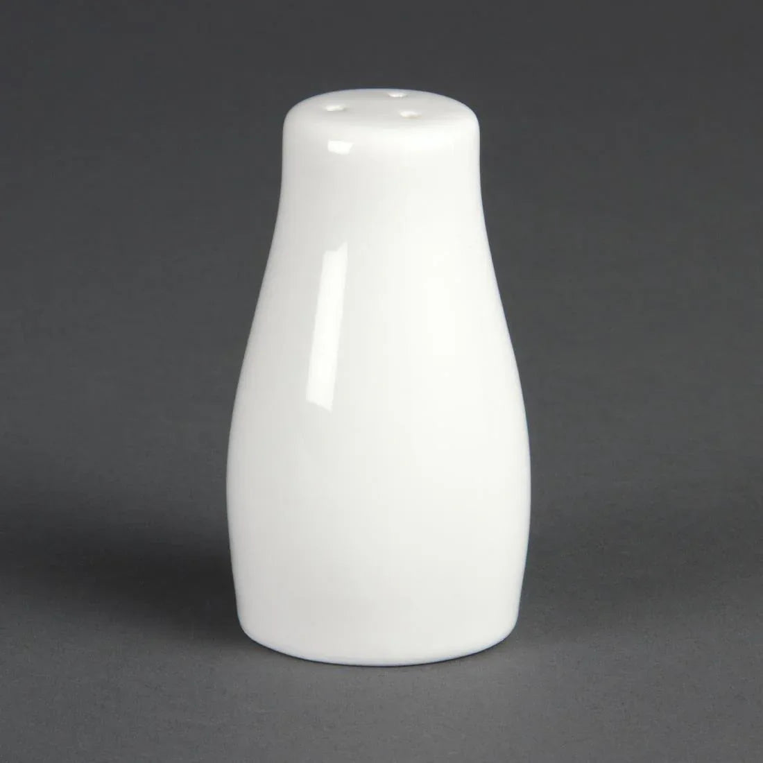 C213 Olympia Whiteware Salt Shakers 90mm (Pack of 12) - JD Catering Equipment Solutions Ltd