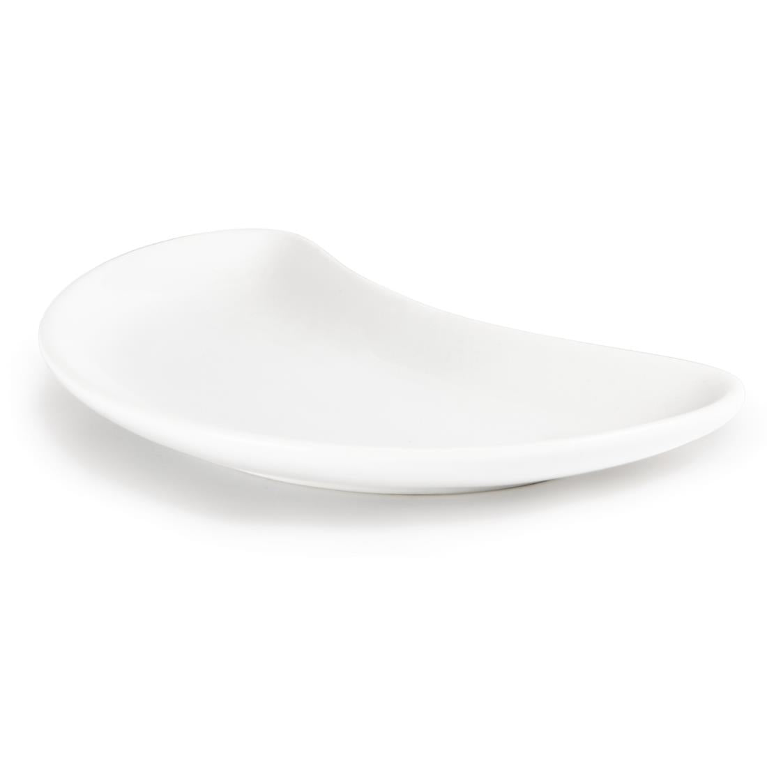 C231 Olympia Whiteware Crescent Salad Plates 200mm (Pack of 12)